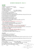 Đề cương ôn tập học kì 2 môn Vật lí 11 năm 2018-2019 - Trường THPT Cẩm Xuyên