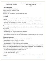 Đề cương ôn tập học kì 1 môn Vật lí 10 năm 2019-2020 - Trường THPT Việt Đức