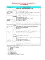 Đề cương ôn tập chương 1 môn Tin học 10 năm 2019-2020 - Trường THPT Đức Trọng