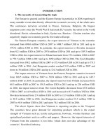 Summary of Doctoral thesis: Solutions to promote the export of Vietnamese goods to the selected of Eastern European countries