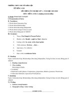 Đề cương ôn tập học kì 1 môn Tiếng Anh 11 năm 2019-2020 - Trường THPT chuyên Bảo Lộc (Chương trình thí điểm)