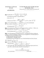 Đề thi chọn HSG cấp tỉnh môn Toán 9 năm 2014-2015 - Sở GD&ĐT Hà Nam