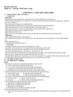 Đề cương ôn tập chương 3 môn Hóa học 10 năm 2019-2020 - Trường THPT Đức Trọng