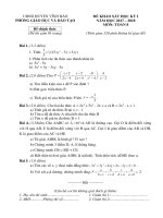 Đề thi học kì 1 môn Toán 8 năm 2017-2018 có đáp án - Phòng GD&ĐT UBND Huyện Vĩnh Bảo