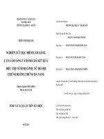 Tóm tắt luận án Tiến sĩ Y học: Nghiên cứu đặc điểm lâm sàng, cận lâm sàng và đánh giá kết quả điều trị vô sinh ở phụ nữ do hội chứng buồng trứng đa nang