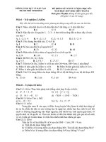 Đề thi học kì 1 môn Toán 6 năm 2017-2018 có đáp án - Phòng GD&ĐT Thành phố Ninh Bình