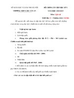 Đề cương ôn tập học kì 1 môn Lịch sử 12 năm 2018-2019 - Trường THPT Chu Văn An (Cơ bản)