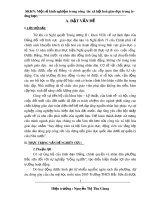 Sáng kiến kinh nghiệm: Một số kinh nghiệm trong công tác xã hội hoá giáo dục trong trường học