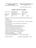 Đồ án tốt nghiệp: Thiết kế hệ thống thông minh cảnh báo cho xe máy