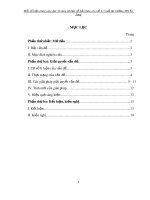 SKKN: Một số biện pháp giáo dục kĩ năng tự bảo vệ bản thân cho trẻ 4-5 tuổi tại trường Mầm non Ea Tung