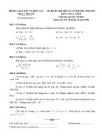 Đề thi học kì 1 môn Toán 8 năm 2018-2019 có đáp án - Phòng GD&ĐT Thị xã Phú Mỹ