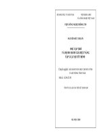 Tóm tắt luận văn Tiến sĩ Toán học: Phủ tập thô và độ đo đánh giá hiệu năng tập luật quyết định