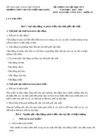 Đề cương ôn tập học kì 1 môn GDCD 10 năm 2019-2020 - Trường THPT chuyên Trần Đại Nghĩa