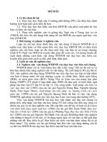 Tóm tắt luận án Tiến sĩ: Vận dụng lý thuyết ngôn ngữ học văn bản vào dạy học đọc hiểu truyện dân gian ở Trung học cơ sở