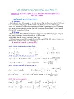 Đề cương ôn tập chương 1 môn Giải tích 11 năm 2019-2020 - Trường THPT Đức Trọng