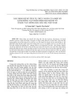 Xác định hệ số tích tụ thủy ngân của một số loài động vật thân mềm hai mảnh vỏ ở khu vực Đông Bắc Bắc Bộ, Việt Nam