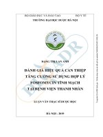 Luận văn Thạc sĩ Dược học: Ánh giá hiệu quả can thiệp tăng cường sử dụng hợp lý fosfomycin tĩnh mạch tại Bệnh viện Thanh Nhàn