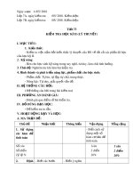 Giáo án Tin học lớp 7 - Tiết 73: Kiểm tra học kì 2 (Lý thuyết)