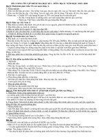 Đề cương ôn tập học kì 1 môn Địa lí 8 năm 2019-2020 - Trường THCS Nguyễn Du