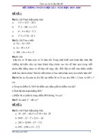 Đề cương ôn tập học kì 1 môn Toán 6 năm 2019-2020 - Trường THCS Chánh Phú Hòa