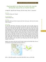 Ứng dụng nghiên cứu tổng hợp cho phát triển nông lâm kết hợp bền vững tại khu vực Tây Bắc Việt Nam