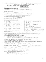 Đề cương ôn tập học kì 1 môn Toán 9 năm 2019-2020 - Trường THCS Lê Quang Cường