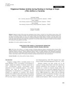 Polyphenol oxidase activity during rooting in cuttings of grape (Vitis vinifera L.) varieties