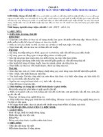 Giáo án Tin học 6 - Chủ đề: Luyện tập sử dụng chuột máy tính với phần mềm Mouse Skills