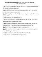 Đề cương ôn tập học kì 2 môn Công nghệ 6 năm 2018-2019 - Trường THCS&THPT Võ Nguyên Giáp