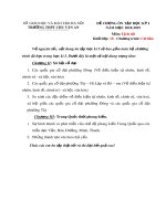 Đề cương ôn tập học kì 1 môn Lịch sử 10 năm 2018-2019 - Trường THPT Chu Văn An (Cơ bản)