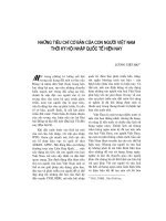 Những tiêu chí cơ bản của con người Việt Nam thời kỳ hội nhập quốc tế hiện nay