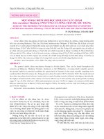 Một số đặc điểm sinh học sinh sản cá úc chấm Arius maculatus (Thunberg, 1792) vùng cửa sông Trần Đề, Sóc Trăng