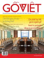 Tạp chí Gỗ Việt - Số 70 năm 2015