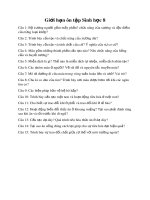 Đề cương ôn tập học kì 1 môn Sinh học 8 năm 2019-2020 - Trường THCS Độc Lập