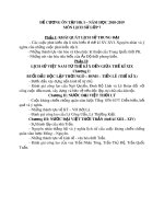 Đề cương ôn tập học kì 1 môn Lịch sử 7 năm 2018-2019 - Trường THCS Lăng Cô