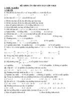 Đề cương ôn tập HK2 môn Toán 9 năm 2018-2019 - Trường THCS Đà Nẵng