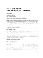 Bàn về “hữu” và “vô” trong lịch sử triết học Trung Quốc
