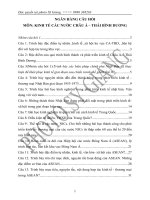 đề cương ôn thi môn kinh tế các nước châu á thái bình dương 
