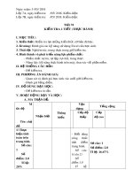 Giáo án Tin học lớp 7 - Tiết 74: Kiểm tra 1 tiết (Thực hành)