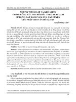 Những thuận lợi và khó khăn trong công tác thu hồi đất theo kế hoạch sử dụng đất hằng năm của cấp huyện giải pháp cho vấn đề đặt ra