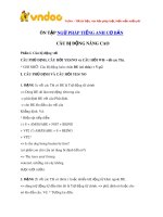 Ôn tập ngữ pháp tiếng Anh cơ bản