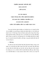 Bài thu hoạch thực tế tại Cảng tổng hợp Bình Dương