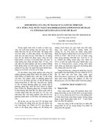 Ảnh hưởng của tia tử ngoại (UVA) lên sự sinh sản của tôm càng nước ngọt Macrobrachium Nipponense De Haan và tôm rảo Metapenaeus Ensis De Haan