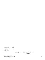 GIAÓ ÁN NGỮ VĂN 6 HỌC KÌ II THEO 5 HOẠT ĐỘNG