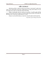 Đề tài: Đo lường các yếu tố ảnh hưởng đến sự hài lòng của sinh viên Trường Đại học An Giang