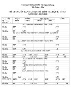 Đề cương ôn tập học kì 1 môn Tin học 7 năm 2019-2020 - Trường THCS&THPT Võ Nguyên Giáp