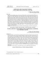 Kiểm toán chất thải chăn nuôi bò tại xã Minh Châu, huyện Ba Vì, Hà Nội
