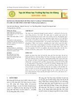 Đánh giá thành phần dưỡng chất và hoạt tính sinh học của rễ cây Bồ công anh Việt Nam (Lactuca indica L.)