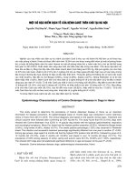 Một số đặc điểm dịch tễ của bệnh Carê trên chó tại Hà Nội