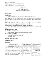 Giáo án Tin học lớp 7 - Bài thực hành 7: In danh sách lớp em (Tiếp theo)